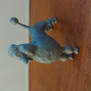 Pewter Poodle Figurine